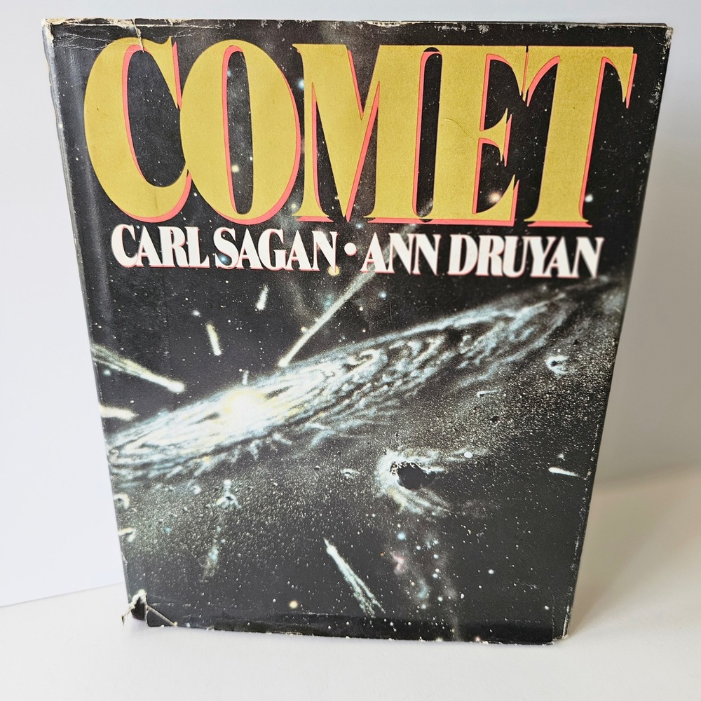 Comet by Carl Sagan and Ann Druyan 1985 First Edition HCDJ Book